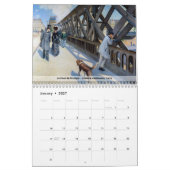 Calendrier Sélection des chefs-d'oeuvre de Gustave Caillebott (Jan 2027)