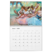 Calendrier Sélection des chefs-d'oeuvre Edgar Degas (Mar 2027)