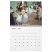 Calendrier Sélection des chefs-d'oeuvre Edgar Degas (Jan 2027)