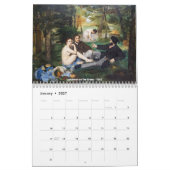 Calendrier Sélection des chefs-d'oeuvre Edouard Manet (Jan 2027)