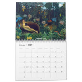 Calendrier Sélection des chefs-d'oeuvre Henri Rousseau (Jan 2027)