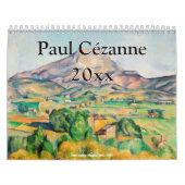Calendrier Sélection des chefs-d'oeuvre Paul Cezanne (Protection)