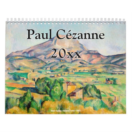 Calendrier Sélection des chefs-d'oeuvre Paul Cezanne (Protection)