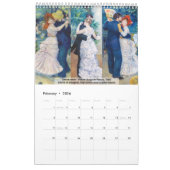 Calendrier Sélection des chefs-d'oeuvre Pierre-Auguste Renoir (Feb 2026)
