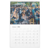 Calendrier Sélection des chefs-d'oeuvre Pierre-Auguste Renoir (Jan 2026)