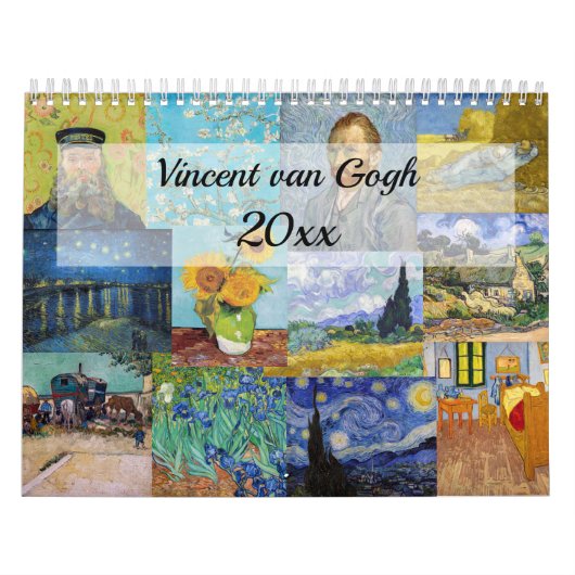 Calendrier Sélection des chefs-d'oeuvre Vincent van Gogh (Protection)