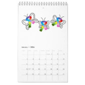 Calendrier sensibilisation sur l'autisme 12 mois (Jan 2026)