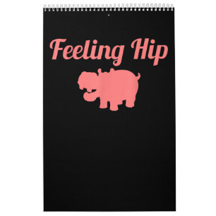 Calendrier Sentiment Hip Hippopotamus Drôle Hippo Cadeaux Enf