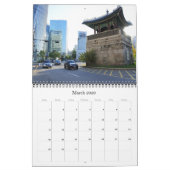 Calendrier SEOUL - Asie - Corée du Sud - (Mar 2026)