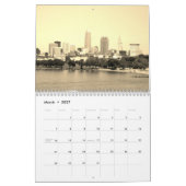 Calendrier sépia de Cleveland Ohio (Mar 2027)