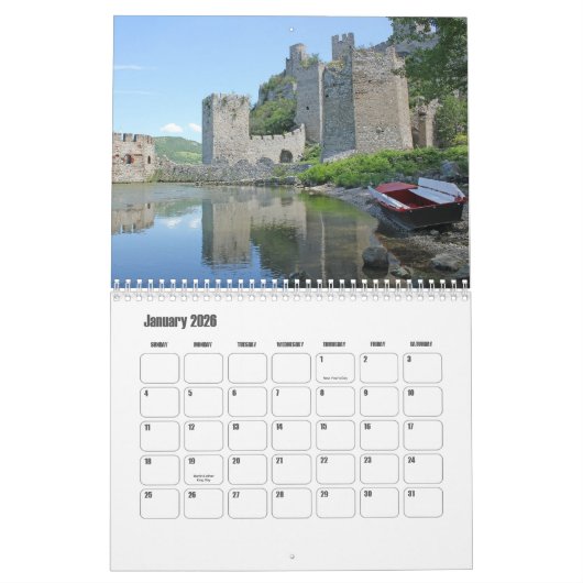 Calendrier Serbie (Jan 2026)