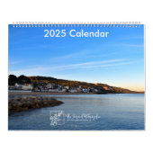 Calendrier Serene Shores 2025 Calendar two-page large (Protection)