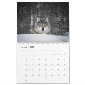 Calendrier Serene Wolves (Jan 2027)