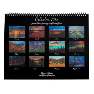 Calendrier Serenity 2025 par l'artiste Tammy Terre