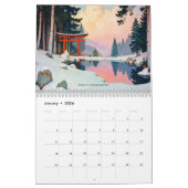 Calendrier Serenity in Bloom Japanese Garden Wall Calendar (Jan 2026)