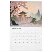 Calendrier Serenity in Bloom Japanese Garden Wall Calendar (Feb 2026)