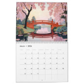 Calendrier Serenity in Bloom Japanese Garden Wall Calendar (Mar 2026)