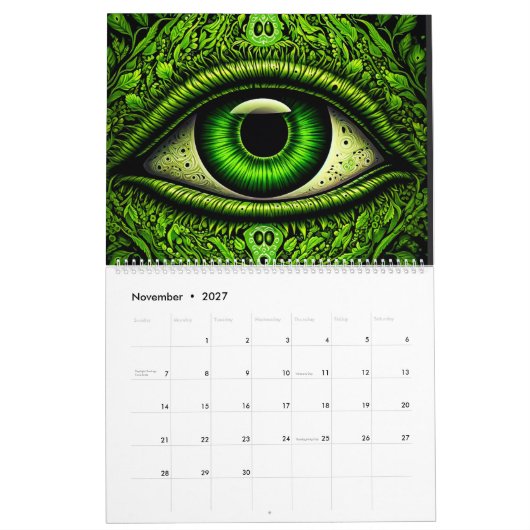 Calendrier série 3D (Nov 2027)