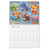 Calendrier série de caricatures (Feb 2026)