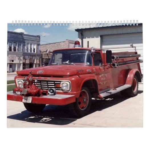 Calendrier Service d'incendie de Newkirk (Dos)