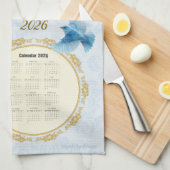 Calendrier Serviette 2026 Merles Ecclésiaste 3:11 (Quart Plié)