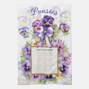 Calendrier Serviette 2027 Pensée Pensées