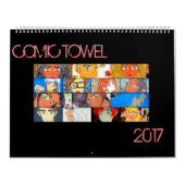 CALENDRIER SERVIETTE COMIQUE 2018 (Protection)