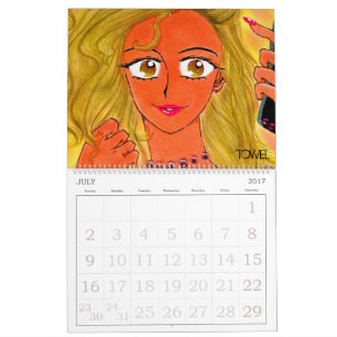 CALENDRIER SERVIETTE COMIQUE 2018
