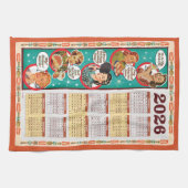 Calendrier Serviette Rétro Ménagère 2026  (Horizontal)