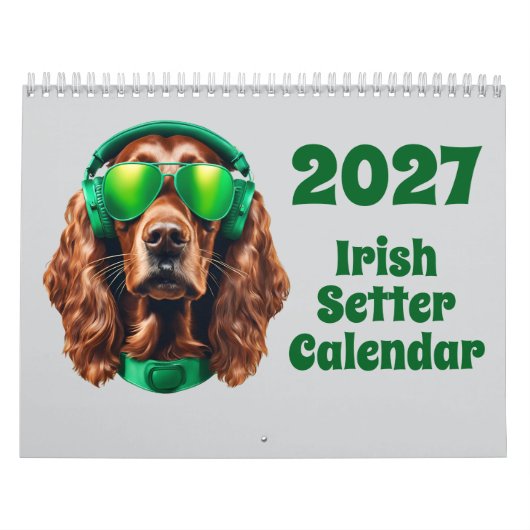 Calendrier Setter Irlandais (Protection)