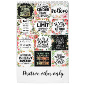 Calendrier Seules les ondes positives (Protection)