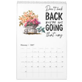 Calendrier Seules pensées positives (Feb 2027)