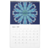 Calendrier Shalom Blue Hearts 2016 Page unique (Mar 2027)