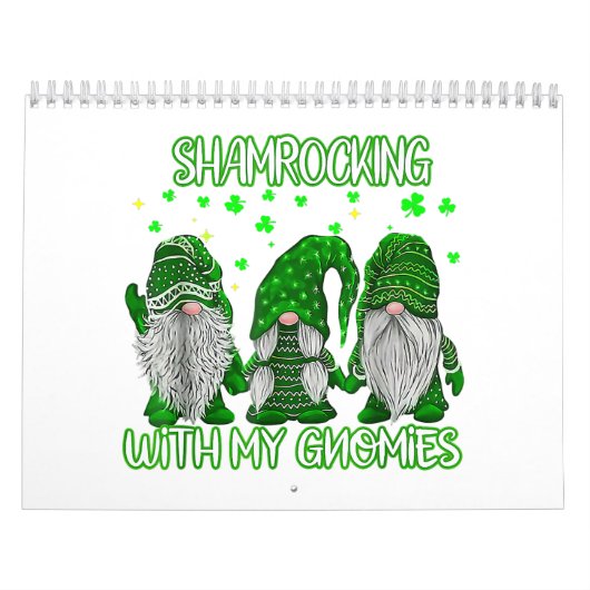 Calendrier Shamrocking Avec Mes Gnomies Funny St Patrick's Da (Protection)
