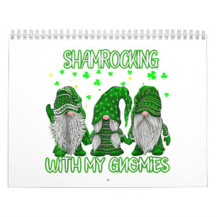 Calendrier Shamrocking Avec Mes Gnomies Funny St Patrick's Da