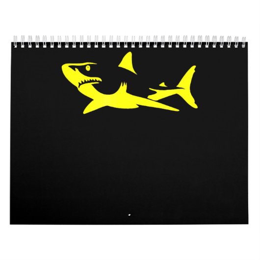 Calendrier Shark A Bold - Cadeaux d'Amoureux du requin (Protection)