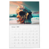 Calendrier Shark sculpture on the beach (Jan 2027)