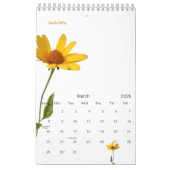 Calendrier Shasta Daisy Botanical Garden Journal (Mar 2026)