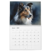 Calendrier Shetland Sheepdog, chaque année (Mar 2027)