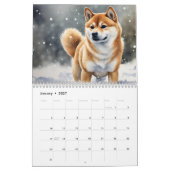 Calendrier Shiba Inu (Jan 2027)