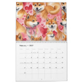 Calendrier Shiba Inu (Feb 2027)