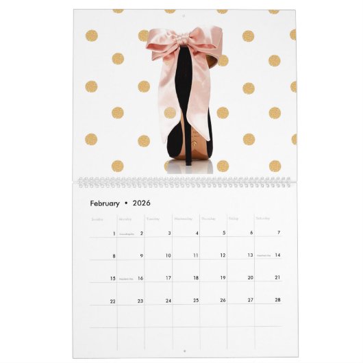 Calendrier SHOES CALENDAR 2019 - grande taille (Feb 2026)