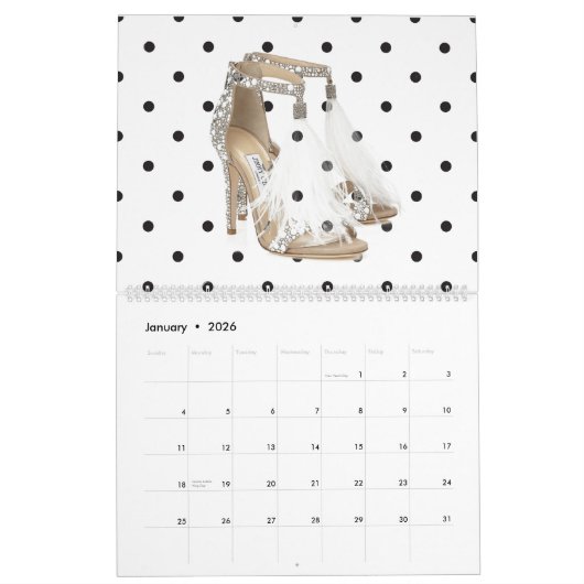 Calendrier SHOES CALENDAR 2019 - grande taille (Jan 2026)