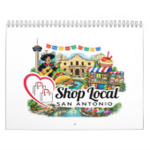 Calendrier Shop Local San Antonio 2026 Calendar (Protection)