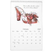 Calendrier Si la chaussure tient...  CALENDER 2009 (Feb 2027)