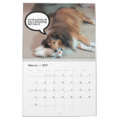 Calendrier Si les Shelties pouvaient parler (Feb 2027)