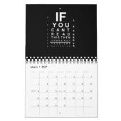 Calendrier Si vous pouvez lire ce tableau de test oculaire -  (Mar 2027)