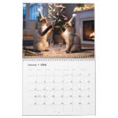 Calendrier Siamese Cat Calendar (Jan 2026)