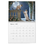 Calendrier Siamese Cat Calendar (Feb 2027)