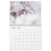 Calendrier Sibérien des chats 2019 (Feb 2027)